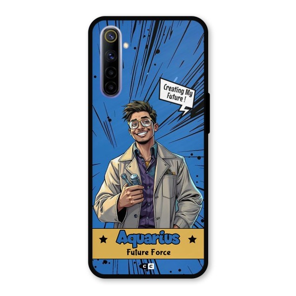 Aquarius Force Metal Back Case for Realme 6