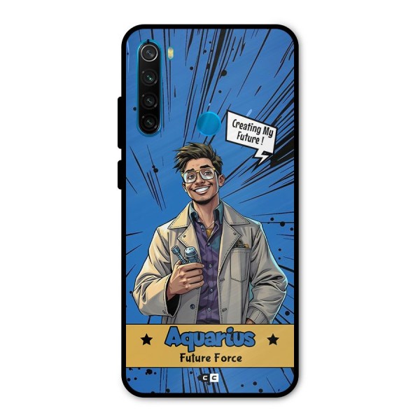 Aquarius Force Metal Back Case for Redmi Note 8