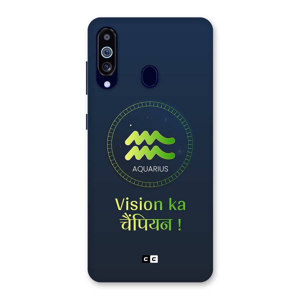 Aquarius Vision Back Case for Galaxy A60