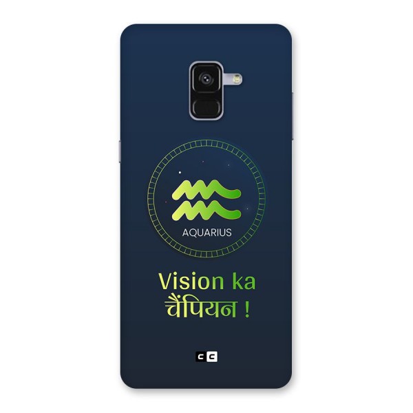 Aquarius Vision Back Case for Galaxy A8 Plus