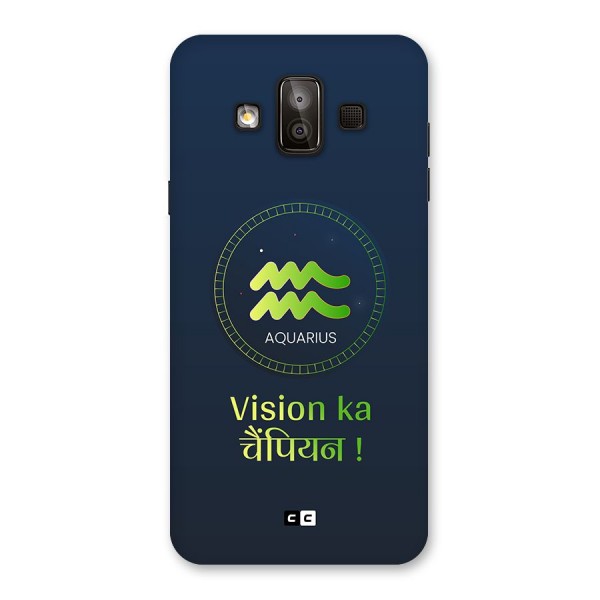 Aquarius Vision Back Case for Galaxy J7 Duo