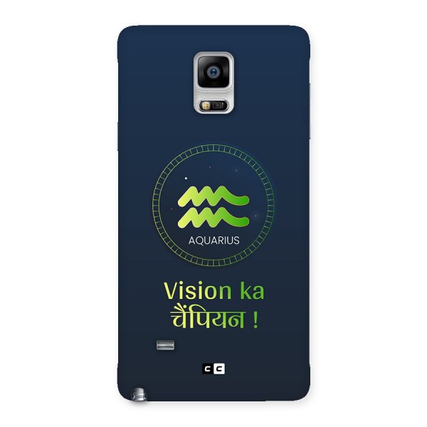 Aquarius Vision Back Case for Galaxy Note 4