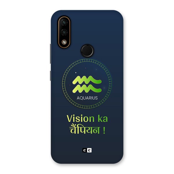 Aquarius Vision Back Case for Lenovo A6 Note