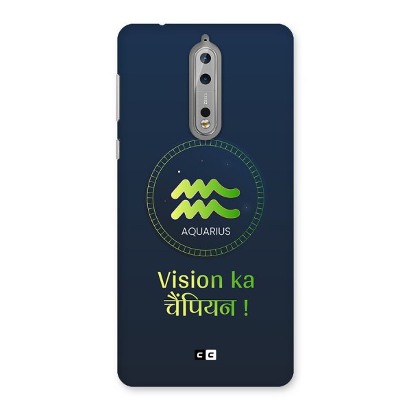 Aquarius Vision Back Case for Nokia 8