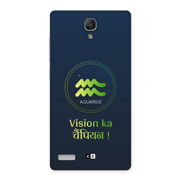 Aquarius Vision Back Case for Redmi Note