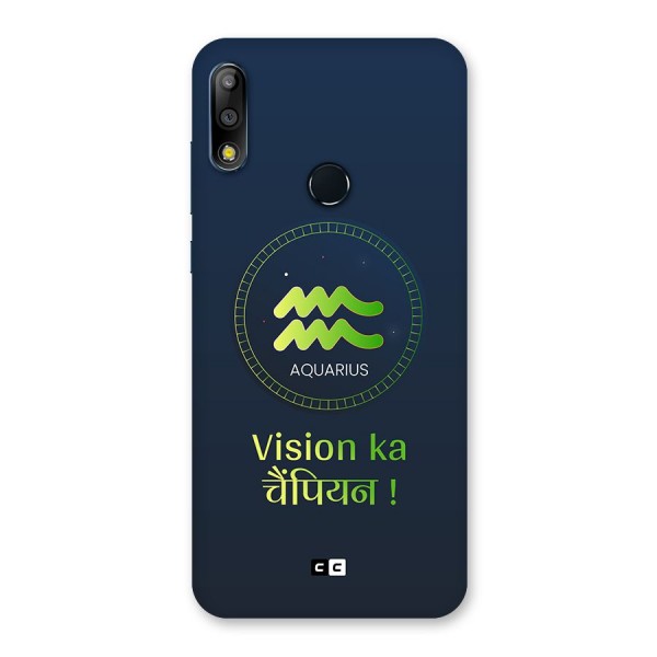 Aquarius Vision Back Case for Zenfone Max Pro M2