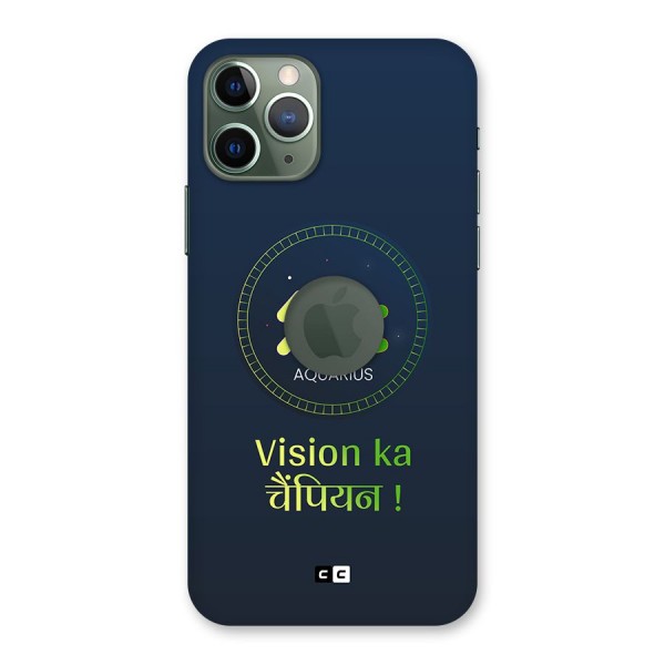 Aquarius Vision Back Case for iPhone 11 Pro Logo Cut