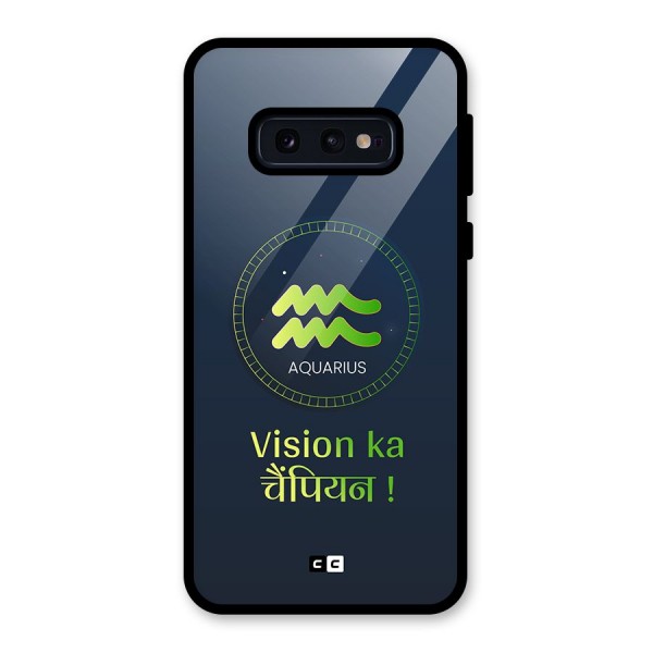 Aquarius Vision Glass Back Case for Galaxy S10e