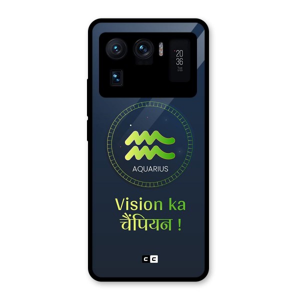 Aquarius Vision Glass Back Case for Mi 11 Ultra