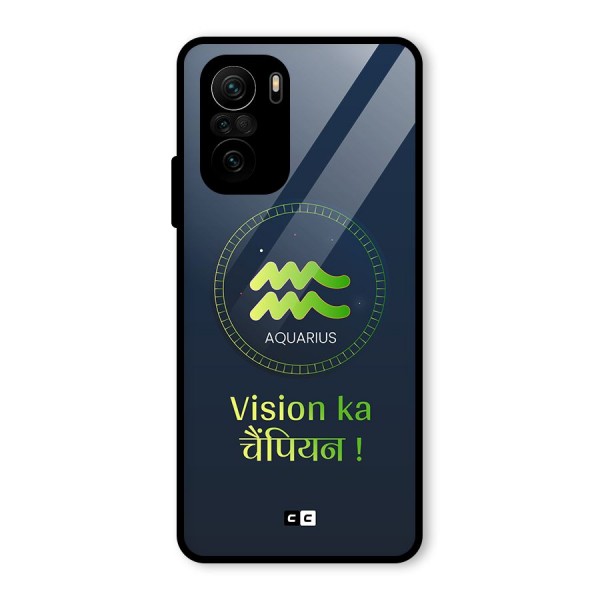 Aquarius Vision Glass Back Case for Mi 11x