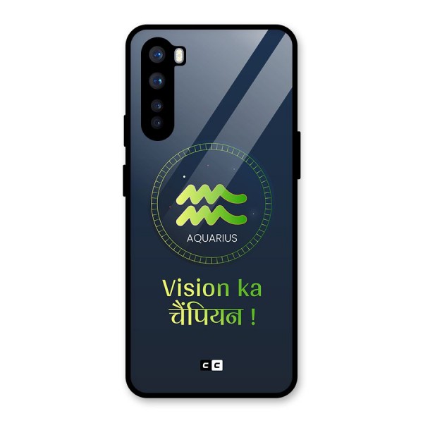 Aquarius Vision Glass Back Case for OnePlus Nord