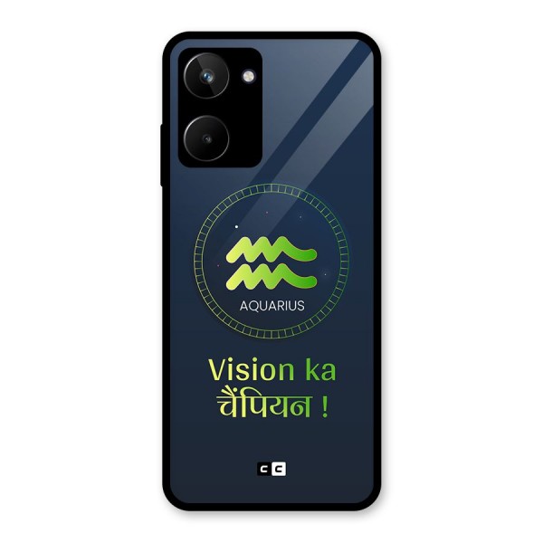 Aquarius Vision Glass Back Case for Realme 10