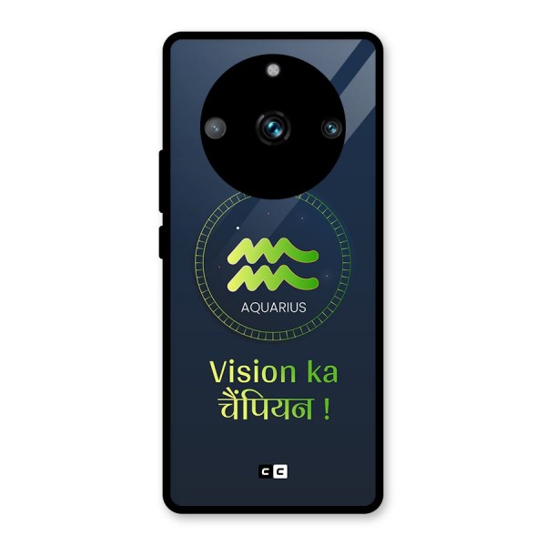 Aquarius Vision Glass Back Case for Realme 11 Pro