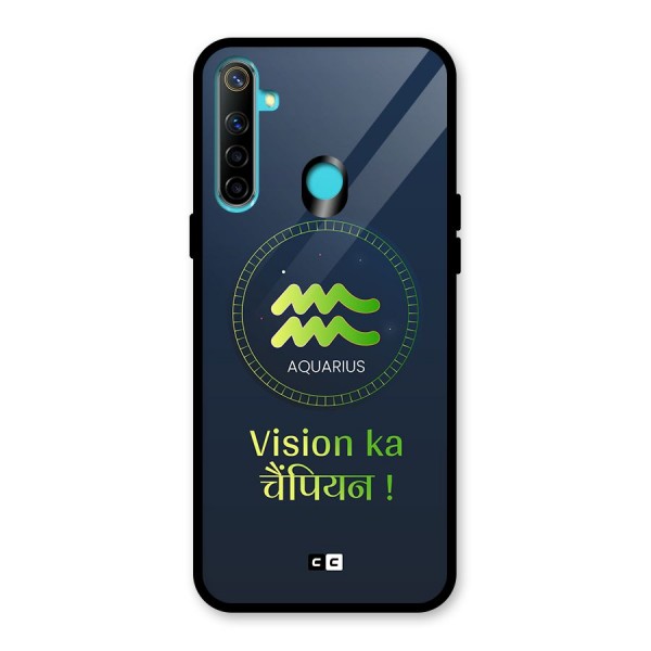 Aquarius Vision Glass Back Case for Realme 5