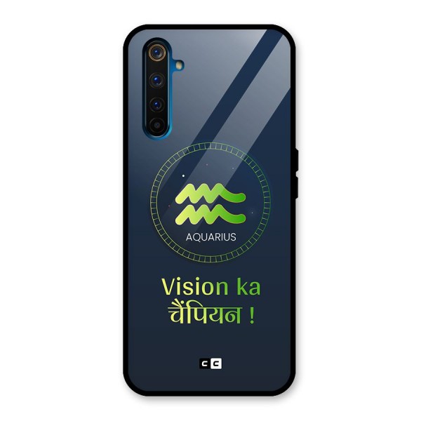 Aquarius Vision Glass Back Case for Realme 6 Pro