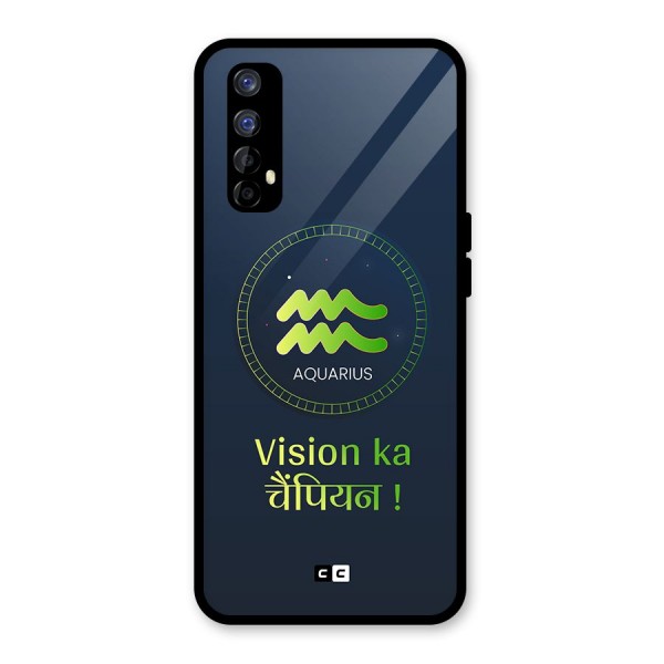 Aquarius Vision Glass Back Case for Realme 7