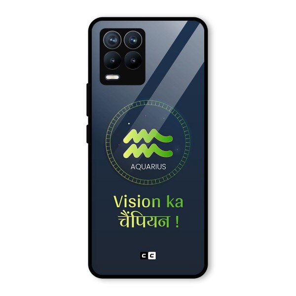 Aquarius Vision Glass Back Case for Realme 8 Pro