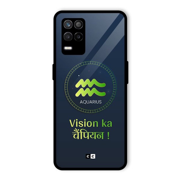 Aquarius Vision Glass Back Case for Realme 9 5G