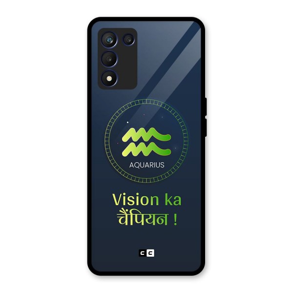 Aquarius Vision Glass Back Case for Realme 9 5G Speed