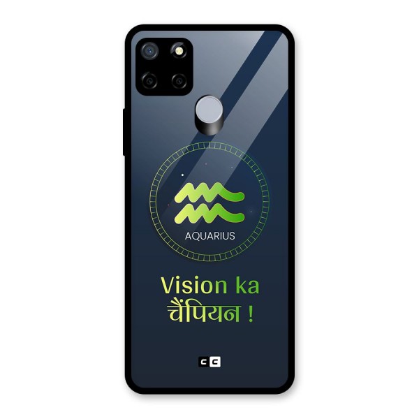 Aquarius Vision Glass Back Case for Realme C12