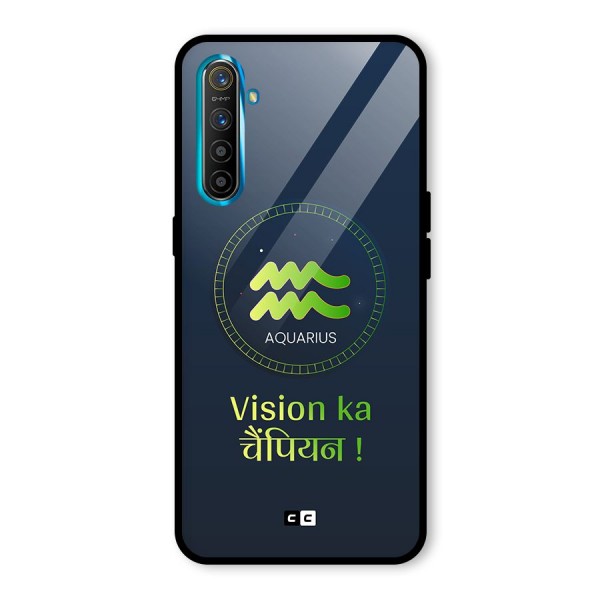 Aquarius Vision Glass Back Case for Realme X2