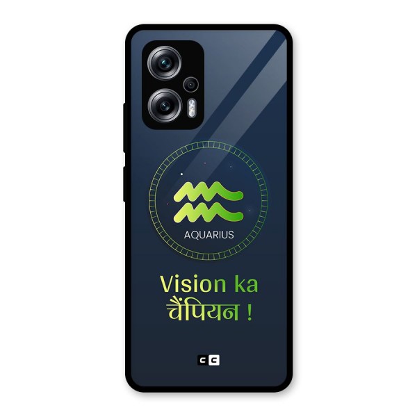 Aquarius Vision Glass Back Case for Redmi K50i