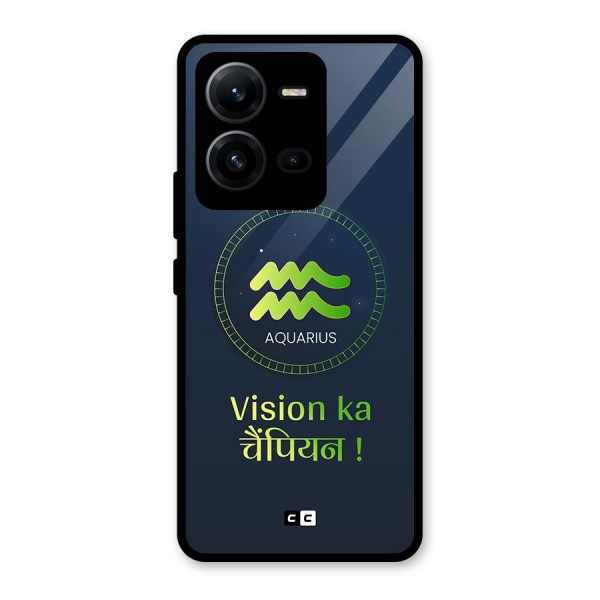 Aquarius Vision Glass Back Case for Vivo V25