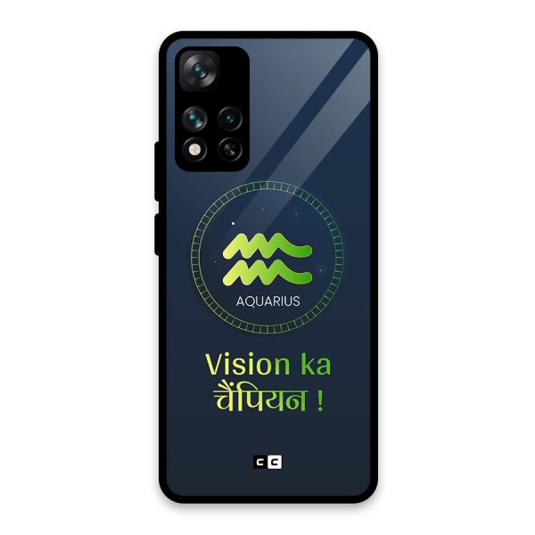 Aquarius Vision Glass Back Case for Xiaomi 11i 5G