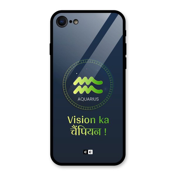 Aquarius Vision Glass Back Case for iPhone 8