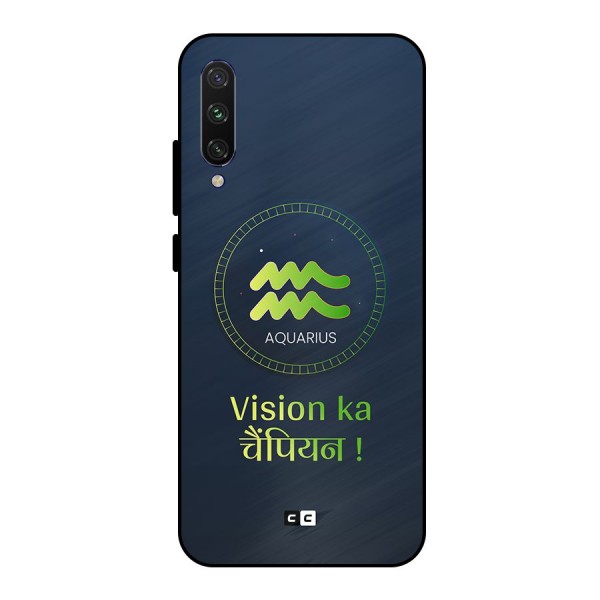 Aquarius Vision Metal Back Case for Mi A3