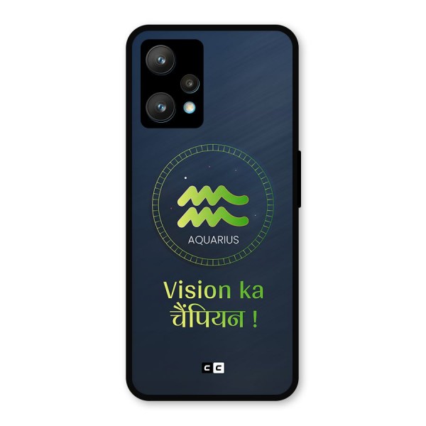 Aquarius Vision Metal Back Case for Realme 9