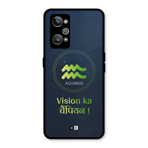 Aquarius Vision Metal Back Case for Realme GT 2