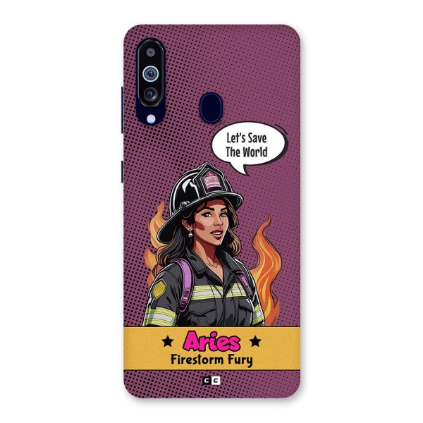 Aries Fury Back Case for Galaxy A60