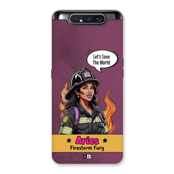 Aries Fury Back Case for Galaxy A80