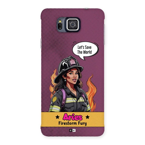 Aries Fury Back Case for Galaxy Alpha