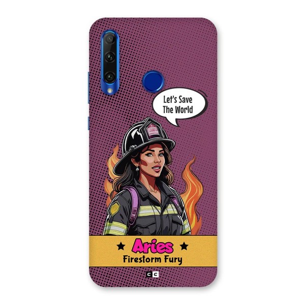 Aries Fury Back Case for Honor 20i