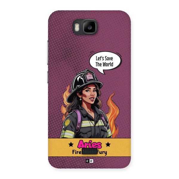 Aries Fury Back Case for Honor Bee