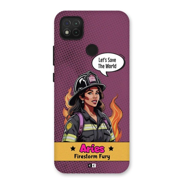 Aries Fury Back Case for Redmi 9C