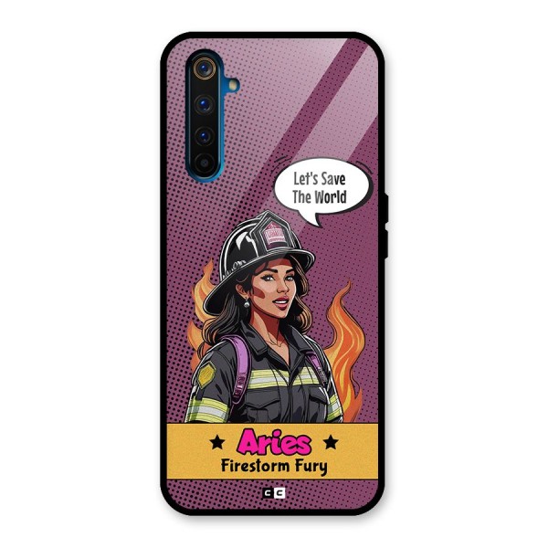 Aries Fury Glass Back Case for Realme 6 Pro