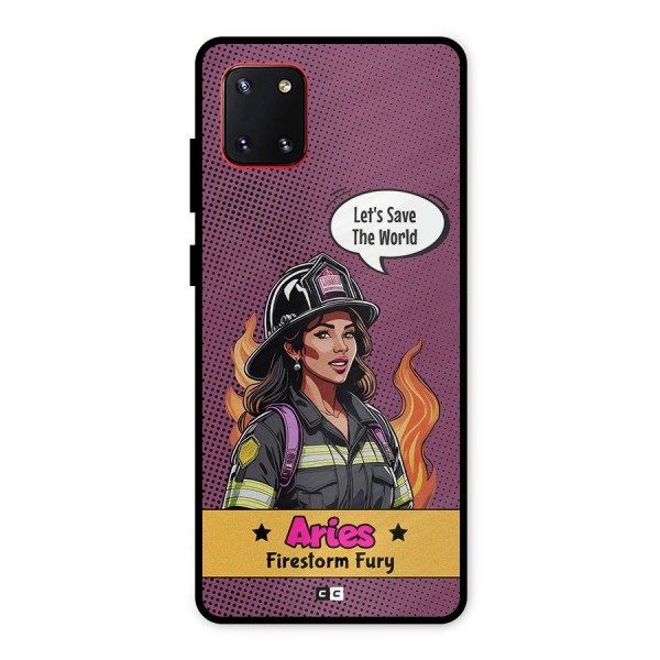 Aries Fury Metal Back Case for Galaxy Note 10 Lite