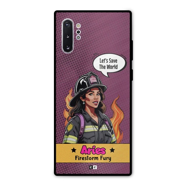 Aries Fury Metal Back Case for Galaxy Note 10 Plus