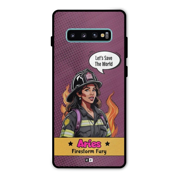 Aries Fury Metal Back Case for Galaxy S10 Plus