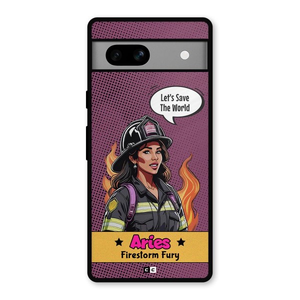 Aries Fury Metal Back Case for Google Pixel 7a