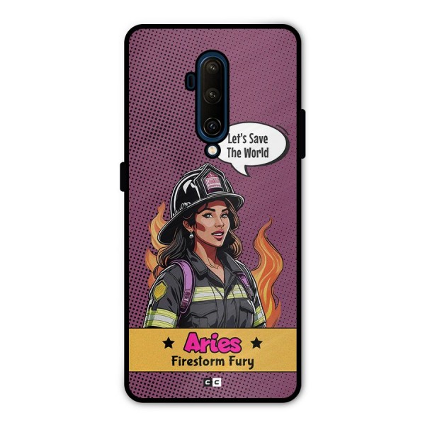 Aries Fury Metal Back Case for OnePlus 7T Pro