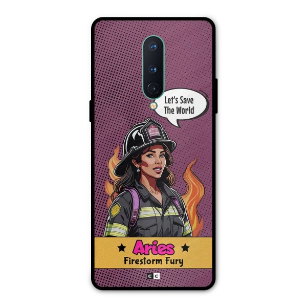 Aries Fury Metal Back Case for OnePlus 8