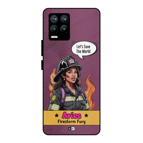 Aries Fury Metal Back Case for Realme 8