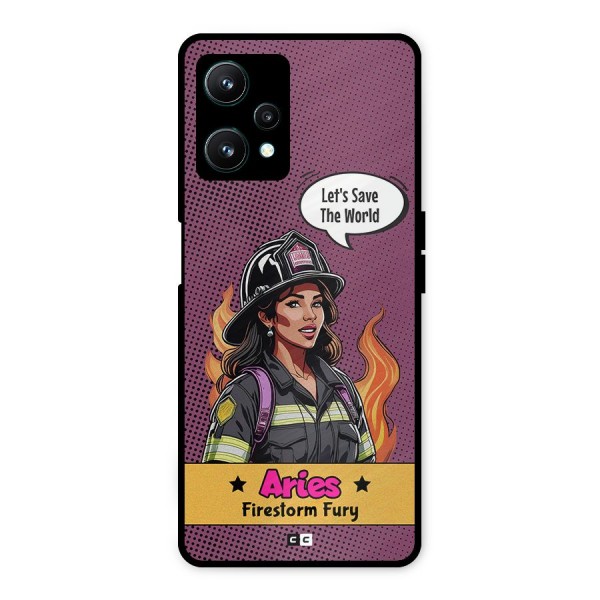 Aries Fury Metal Back Case for Realme 9 Pro 5G