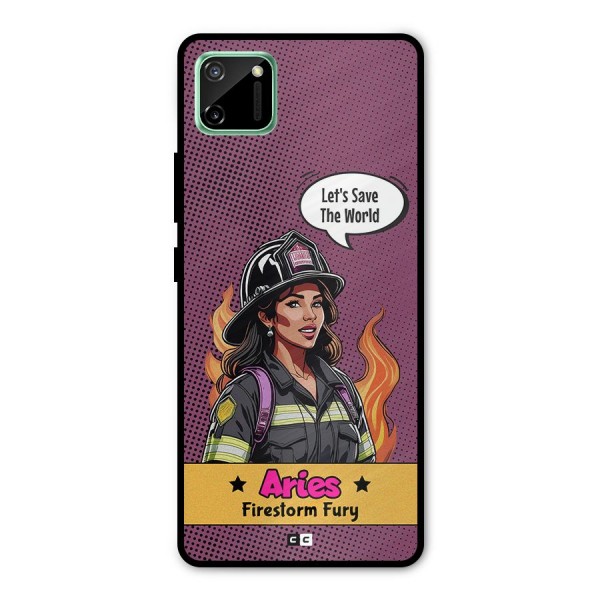 Aries Fury Metal Back Case for Realme C11