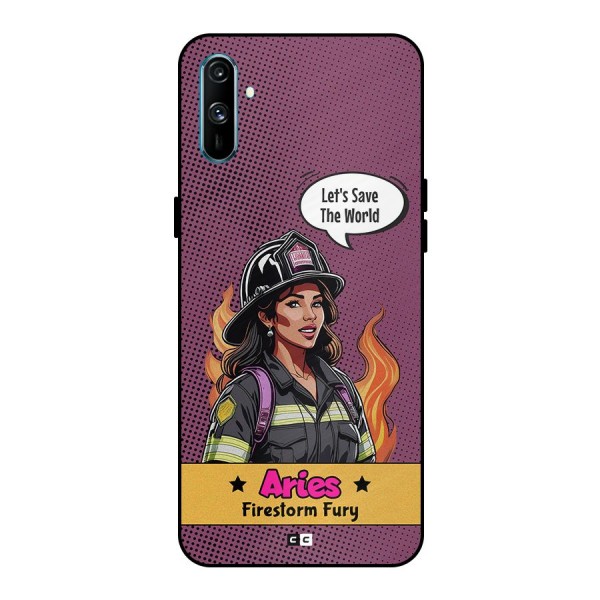 Aries Fury Metal Back Case for Realme C3