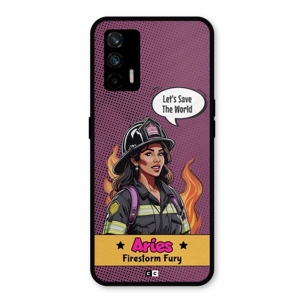 Aries Fury Metal Back Case for Realme GT 5G